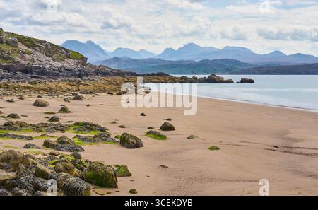 coastal landscape near Gairloch, Scotland, UK Stock Photo