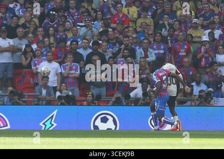 London, England, 21st August 2025. Borna Sosa of Crystal Palace during