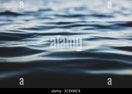 Deep blue ocean water as background Stock Photo