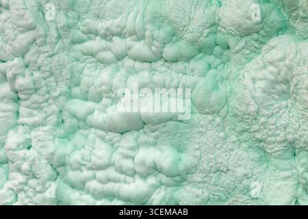Polyurethane foam for thermal insulation of walls. Backgrounds and textures Stock Photo