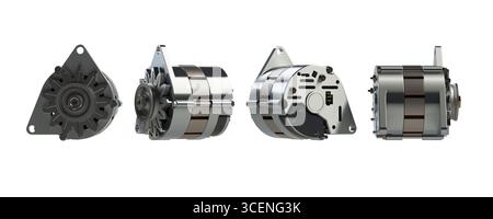 Car alternator spare part Stock Photo