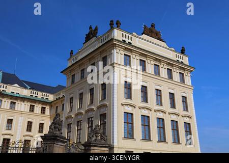 Prague landmark - Castle in Hradcany district. Prague, Czech Republic. Stock Photo