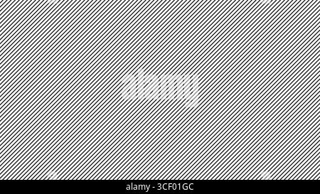 Diagonal line pattern. Black oblique stripes on white background. Vector wallpaper repeating slanted slashes. Stock Vector