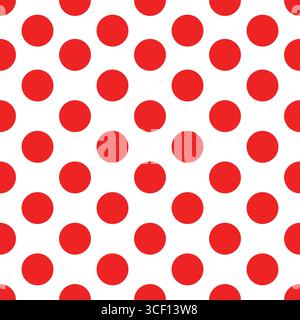 Polka dots seamless pattern design Stock Vector