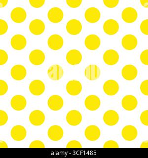 Polka dots seamless pattern design Stock Vector