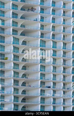 Abstract balcony building background photo Stock Photo