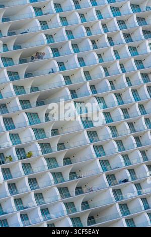 Abstract balcony building background photo Stock Photo