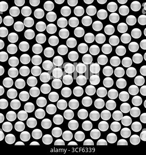 White gem, bubble seamless pattern Stock Vector