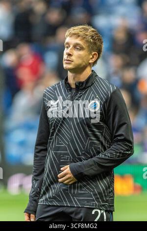 MICHAL SKORAS,  professional football player, currently playing for FC Club Brugge, a Belgian Premier football club Image taken during an exercising a Stock Photo