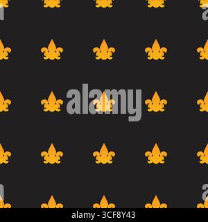 Golden ornament repeating seamless pattern; can be used on clothes, paper, wallpaper, tapestry Stock Vector