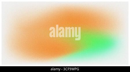 A mesmerizing blend of warm orange and cool green creates a dynamic, abstract gradient, evoking a sense of calm and modern artistry Stock Vector