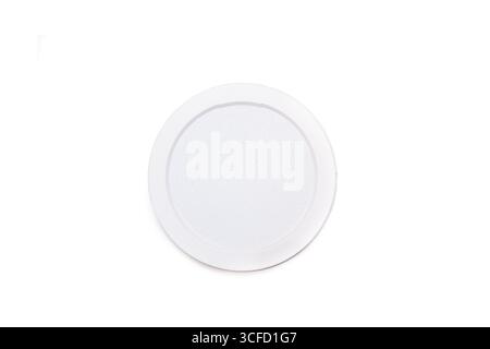 White led recessed lighting isolated on a white background Stock Photo