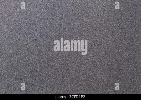 Texture of a black sandpaper in a close up view Stock Photo