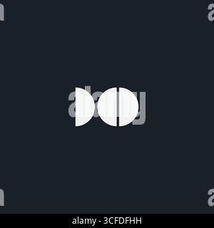 DO logo icon flat vector design Stock Vector