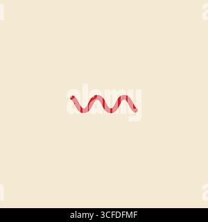 Waves logo icon flat vector design Stock Vector