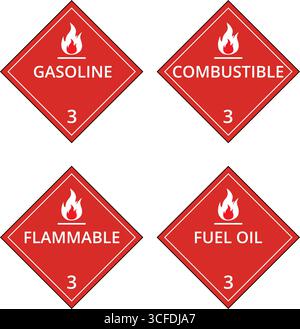 Dg 3 Sticker Dangerous Goods Diamond Sign Stock Vector Image & Art - Alamy