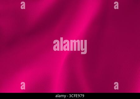 Fuchsia pink fabric textile texture close-up Stock Photo
