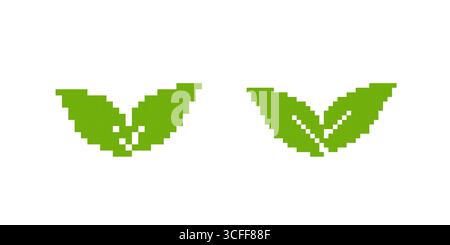 Sunset over mountains in pixel art style for retro landscapes Stock Vector