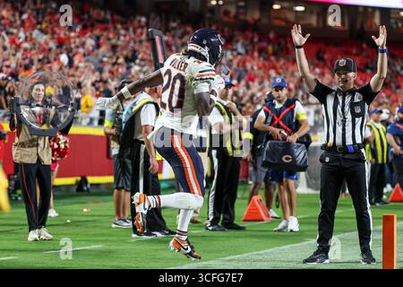 Nfl Touchdown Float Chicago Bears wide receiver Jahdae Walker (20) arrives at Soldier Field ...