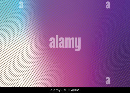 Abstract Background with Diagonal Wavy Lines and Gradient Colors. Stock Vector