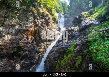 Schladminger Tauern: Kleiner Riesachfall (Small Riesach waterfall) in Schladming-Dachstein, Steiermark, Styria, Austria Stock Photo