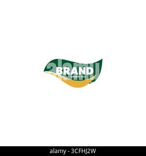 Food Product Label Logo Design. Suitable for Nature Food Stock Vector