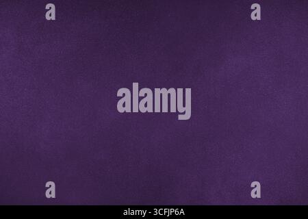 Abstract grungy texture background with different shades of dark matte purple color. Painted canvas, concrete surface, studio backdrop, grainy texture Stock Photo