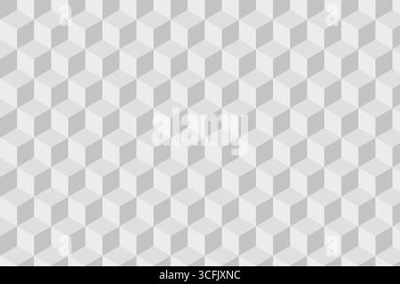 Minimalist white geometric pattern background elegant abstract design for branding and projects Stock Vector