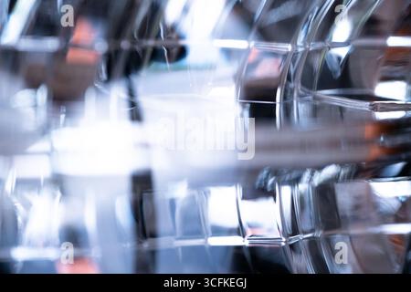 Abstract glass and crystal background Stock Photo