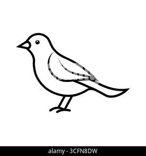 bird icon vector illustration include after on whi Stock Vector