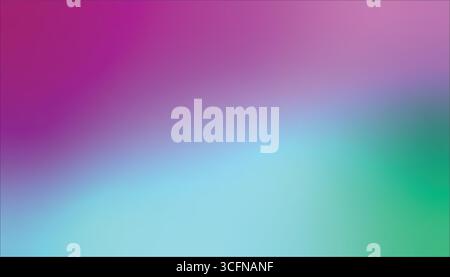 Vector background with gradient colors of ocean green and soft pink in gradation ocean green and soft pink Stock Vector
