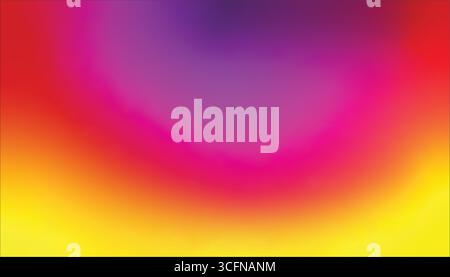 Vector Abstract Background of yellow, orange, red and purple color gradients in yellow, red, and purple Stock Vector