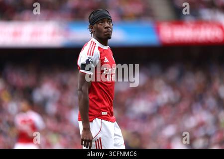 London, UK. 23rd Aug, 2025. Noni Madueke (A) at the Arsenal v Leeds United EPL match, at the Emirates Stadium, London, UK on 23rd August, 2025. Credit: Paul Marriott/Alamy Live News Stock Photo