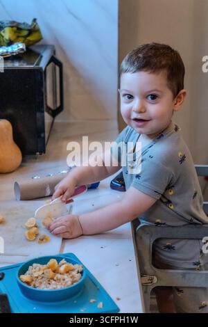 adorable male dottler Stock Photo