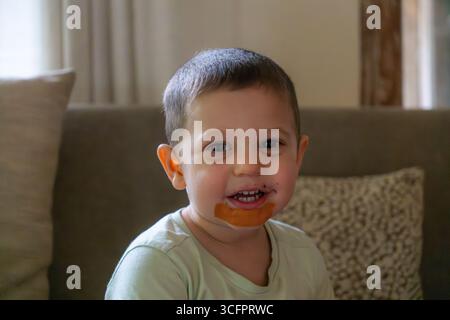 adorable male dottler Stock Photo