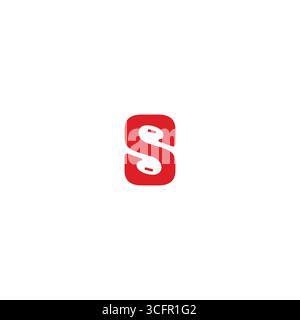 S airpod logo icon flat vector design Stock Vector