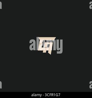 CA logo icon flat vector design Stock Vector