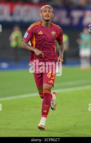 Olimpico Stadium, Rome, Italy - Wesley of AS Roma during Uefa Europa ...
