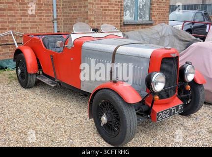 Nigel Green Special, replica Aston Martin Mk II using MGB parts, at Brooklands Museum, Weybridge Stock Photo