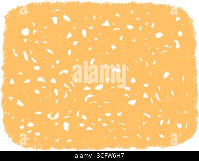 Crayon Squiggle Sketch Textbox Rectangle Stock Vector