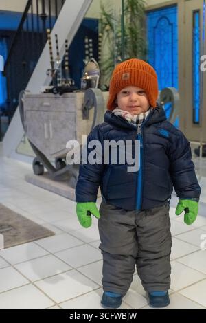 adorable male dottler Stock Photo