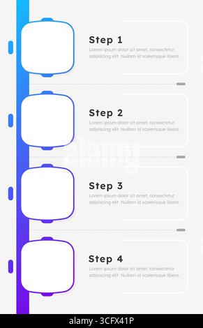 Finance organization infographic template Stock Vector