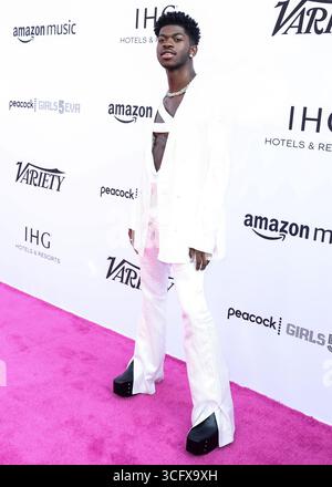 (FILE) Lil Nas X arrested for battery of a police officer, hospitalized ...