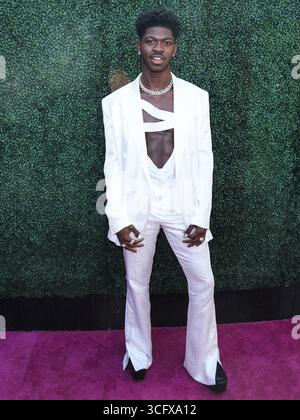 (FILE) Lil Nas X arrested for battery of a police officer, hospitalized ...