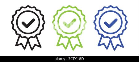 Vector Checkmark Icons for Web and Mobile Apps vector illustration Stock Vector
