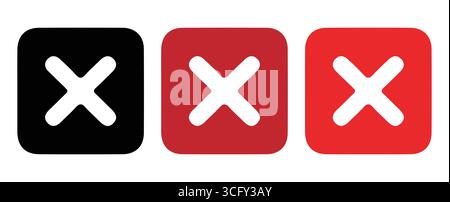 Modern Checkmark Icons for Digital Checklists vector illustration Stock Vector