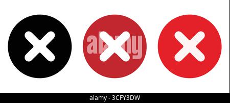 Modern Checkmark Icons for Digital Checklists vector illustration Stock Vector