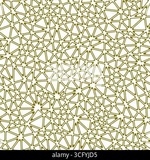Minimalistic triangles background. Small triangles size. Solid Color style. Rounded triangular cells outlined. Repeatable pattern. Stock Vector