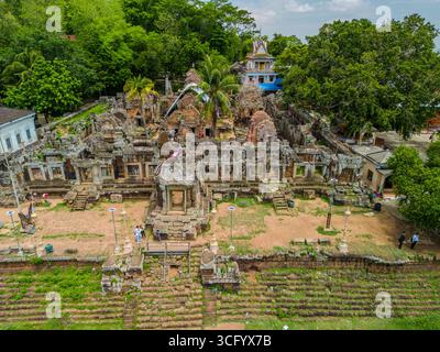 The Ancient Temple Ruins Of Phnom Chisor Takeo Province Cambodia The Ancient Temple Ruins Of Phnom Chisor Takeo Province Cambodia