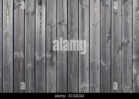 Wooden planks background and texture in ashy grey color. Stock Photo